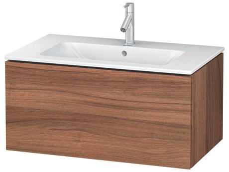 Duravit L-cube 32'' Walnut Matt Wall-Mounted Vanity Unit