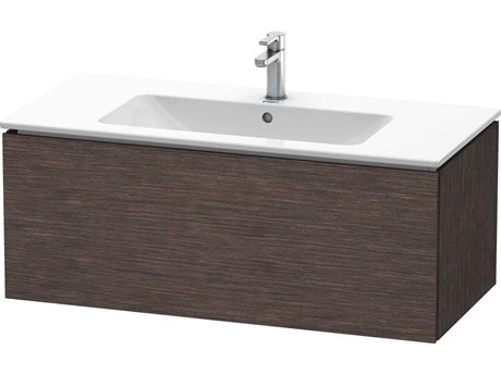 Duravit L-cube 40'' Dark Brushed Oak Matt Wall-Mounted Vanity Unit