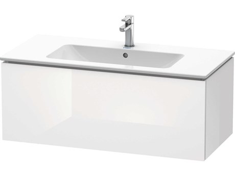 Duravit L-cube 40'' White High Gloss (Lacquer) Wall-Mounted Vanity Unit
