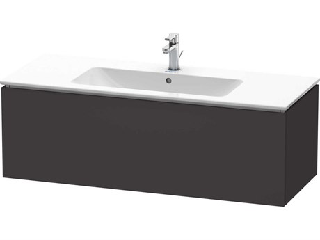 Duravit L-cube 48'' Graphite Super Matt Wall-Mounted Vanity Unit