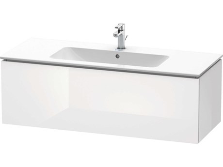 Duravit L-cube 48'' White High Gloss (Lacquer) Wall-Mounted Vanity Unit