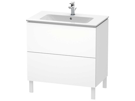 Duravit L-cube 32'' Two Drawer White Matt Wall-Mounted Vanity Unit