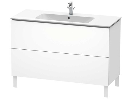 Duravit L-cube 48'' Two Drawer White Matt Wall-Mounted Vanity Unit