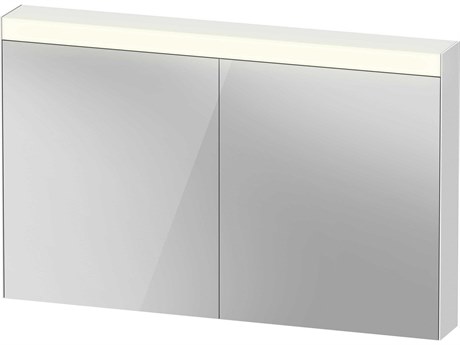 Duravit Light & Mirror 48'' White LED Mirror Cabinet - Left & Right Side Hinge
