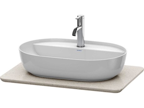Duravit Luv 27'' Stone Sand Polished Vanity Top Only