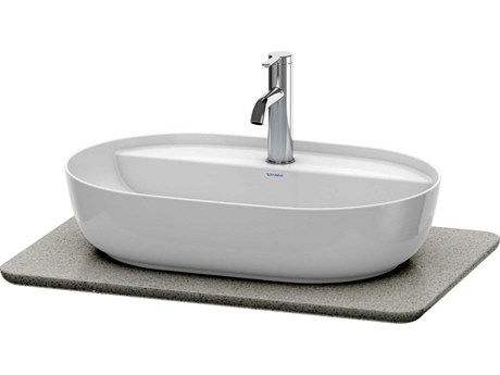 Duravit Luv 27'' Stone Gray Polished Vanity Top Only