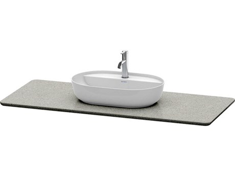 Duravit Luv 55'' Stone Gray Polished Vanity Top Only