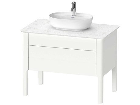 Duravit Luv 37'' White Satin Matt Freestanding Vanity Unit