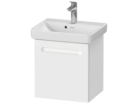 Duravit Duravit No.1 17'' White Matt Wall-Mounted Vanity - Right Hinge