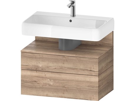 Duravit Qatego 31'' Marbeled Oak Wall-Mounted Vanity Unit