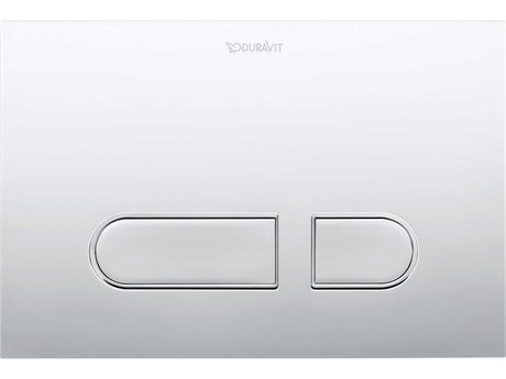 Duravit Durasystem 9'' Chrome Mechanical Flush Plate