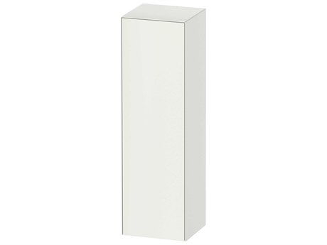 Duravit White Tulip 16'' White Satin Matte Wall-Mounted Vanity Unit- Left Hand Hinge