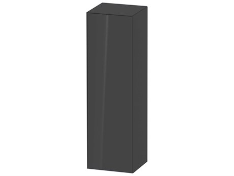 Duravit White Tulip 16'' Stone Graphite High Gloss Wall-Mounted Vanity Unit- Left Hand Hinge