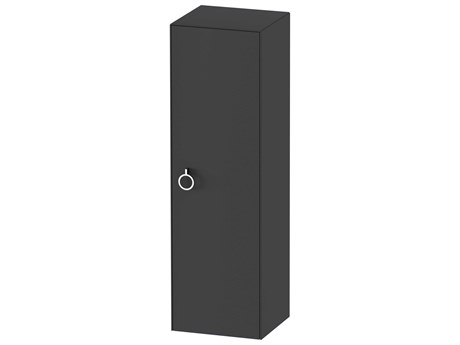 Duravit White Tulip 16'' Graphite Satin Matte Wall-Mounted Vanity Unit - Right Hand Hinge