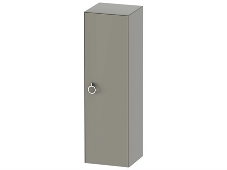Duravit White Tulip 16'' Stone Gray Satin Matte Wall-Mounted Vanity Unit - Right Hand Hinge