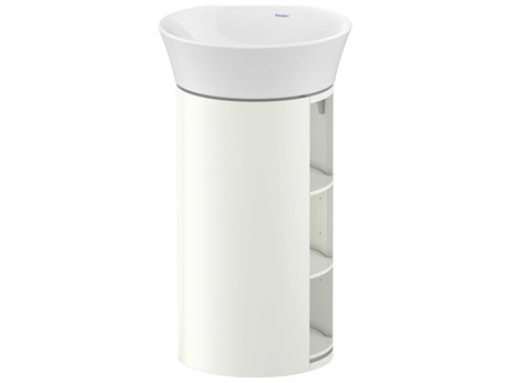 Duravit White Tulip 16'' White Satin Matte Floor Standing Vanity Unit