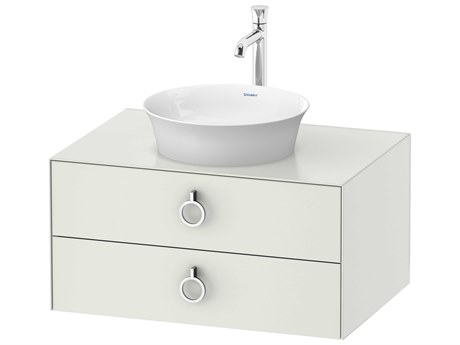 Duravit White Tulip 32'' White Satin Matte Vanity Unit