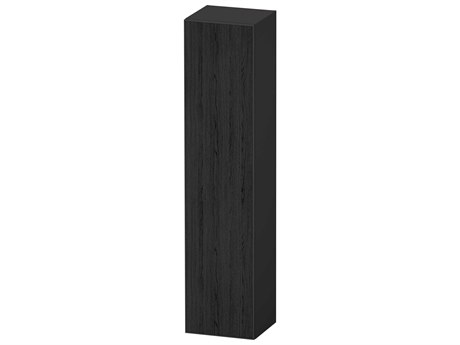 Duravit Zencha 16'' Black Oak Matt/Graphite Super Matt Wall-Mounted Cabinet - Right Hand Hinge