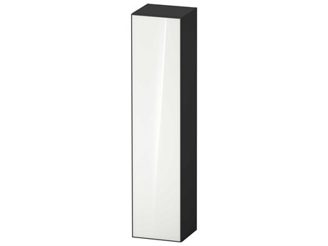 Duravit Zencha 16'' White/Graphite Super Matt Wall-Mounted Cabinet - Right Hand Hinge