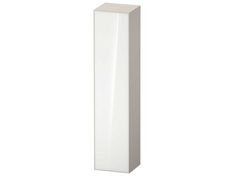 Duravit Zencha 16'' White/Taupe Super Matt Wall-Mounted Cabinet - Right Hand Hinge