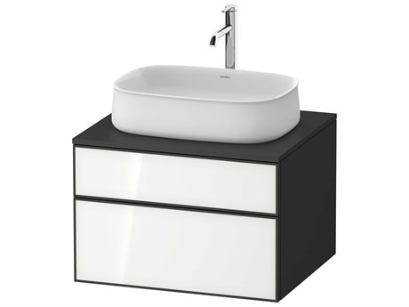 Duravit Zencha 26'' White/Graphite Super Matt Wall-Mounted Vanity Unit