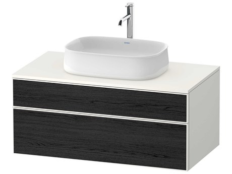 Duravit Zencha 39'' Black Oak Matt/White Super Matt Wall-Mounted Vanity Unit