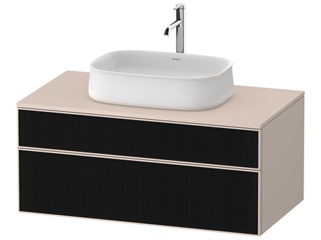 Duravit Zencha 39'' Black/Taupe Super Matt Wall-Mounted Vanity Unit