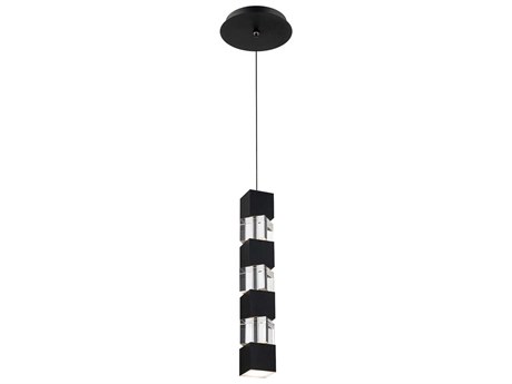 dweLED by WAC Lighting Super Star 1-Light Black Linear Mini Pendant