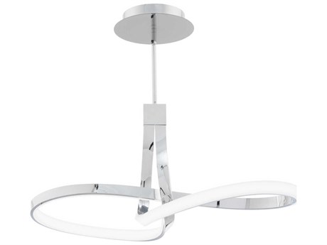 dweLED by WAC Lighting Mobius 1-Light Chrome Pendant