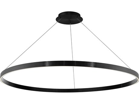 dweLED by WAC Lighting Sirius 1-Light Black Round Pendant