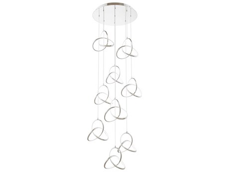 dweLED by WAC Lighting Vornado 9-Light Chrome Pendant