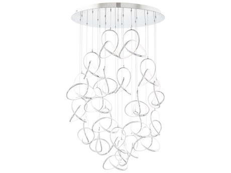 dweLED by WAC Lighting Vornado 21-Light Chrome Pendant
