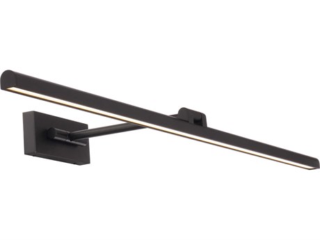 dweLED by WAC Lighting Reed 1-Light Black LED Picture Light
