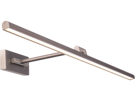 dweLED by WAC Lighting Reed 1-Light Brushed Nickel LED Picture Light