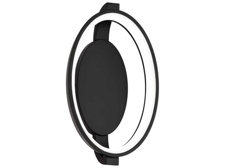 dweLED by WAC Lighting Solitaire 1-Light Black Wall Sconce