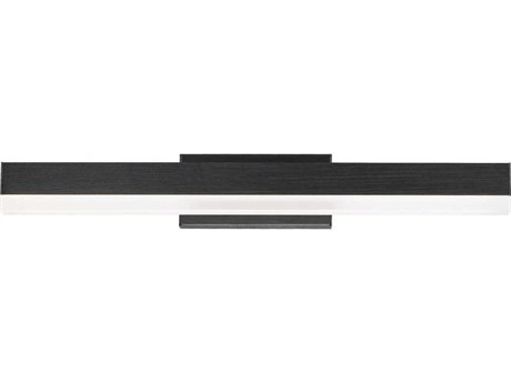 dweLED by WAC Lighting Styx 1-Light Black Glass LED Vanity Light