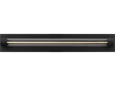 dweLED by WAC Lighting Jedi 1-Light Black Glass LED Vanity Light