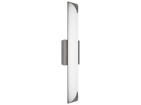 dweLED by WAC Lighting Straitaway 1-Light Brushed Nickel Vanity Light