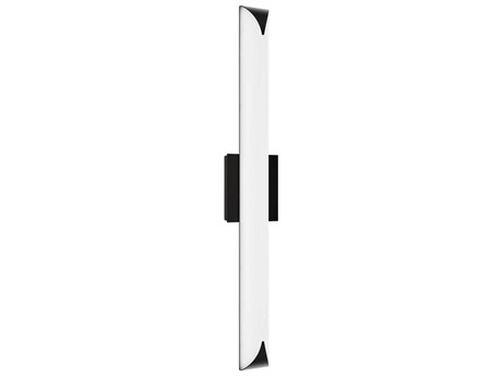 dweLED by WAC Lighting Straitaway 1-Light Black Vanity Light