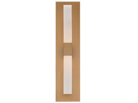 dweLED by WAC Lighting Camelot 2-Light Aged Brass LED Wall Sconce
