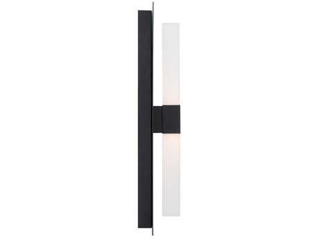 dweLED by WAC Lighting Camelot 2-Light Black LED Wall Sconce