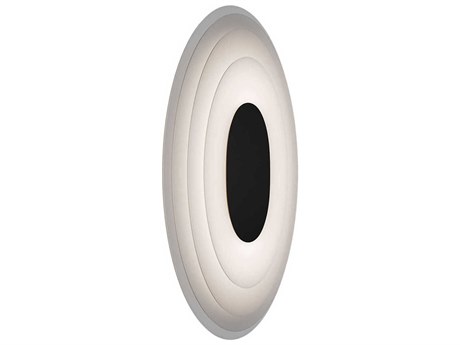 dweLED by WAC Lighting Orbix 1-Light Black Wall Sconce