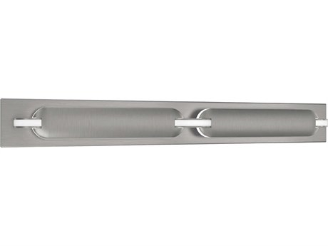 dweLED by WAC Lighting Spectacle 1-Light Brushed Nickel Vanity Light