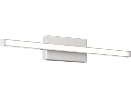 dweLED by WAC Lighting Parallax 1-Light Brushed Nickel LED Vanity Light