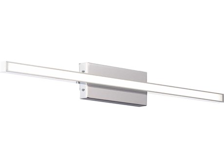 dweLED by WAC Lighting Parallax 1-Light Chrome LED Vanity Light