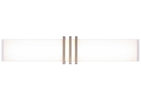 dweLED by WAC Lighting Minibar 1-Light Brushed Nickel LED Vanity Light