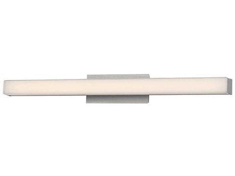 dweLED by WAC Lighting Brink 1-Light Brushed Aluminum Gray Vanity Light