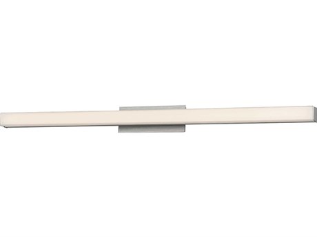dweLED by WAC Lighting Brink 1-Light Brushed Aluminum Gray Vanity Light