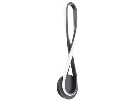 dweLED by WAC Lighting Marise 1-Light Black LED Wall Sconce
