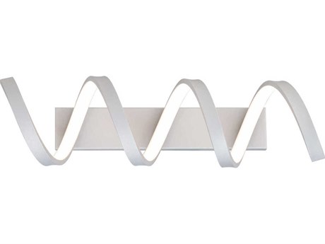 dweLED by WAC Lighting Marques 1-Light Titanium Silver LED Vanity Light
